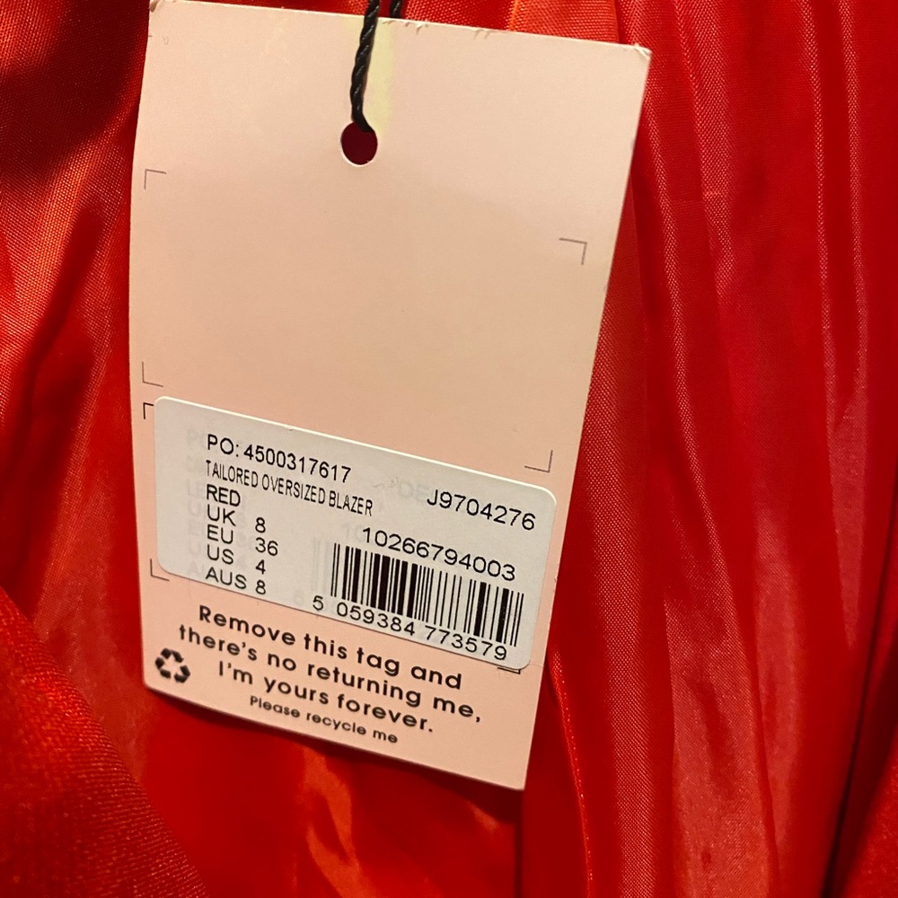 Red blazer - Picture 2 of 3